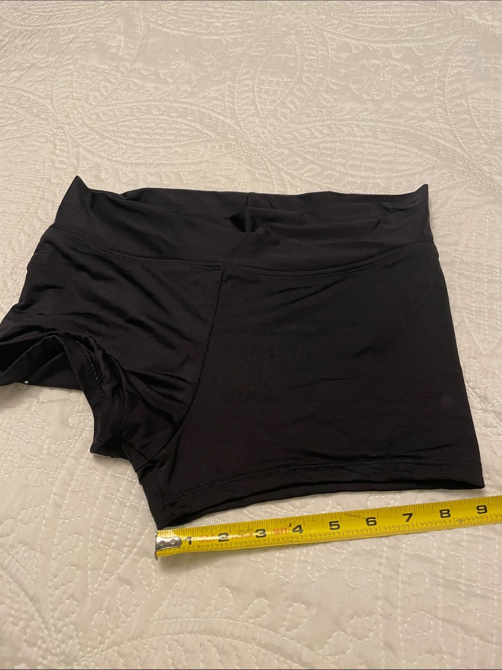 MOSSIMO Black Boy Shorts Swim Bottoms Medium High Waisted - Picture 8 of 10